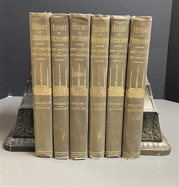 洋書 History of Freemasonry by Mackey (7 vol) The History of Freemasonry, 7 Volumes, Albert Mackey Book