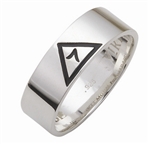 Scottish Rite 14 Degree Yod Ring- Sterling Silver