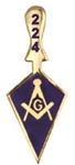 Masonic Trowel Lapel Pin