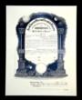 Masonic Membership Certificate  AF&AM