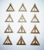 Royal Arch Mason Officer Jewels Set of 12