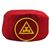 Royal Arch Skull Cap Red yellow patch