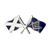 Masonic Crossed Flag Pin