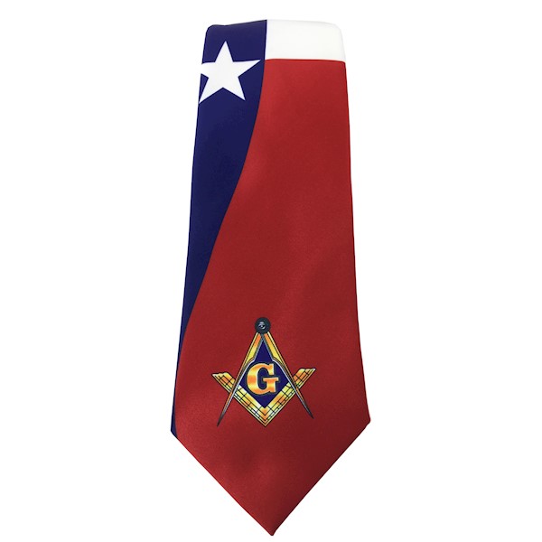 Texas Masonic Tie