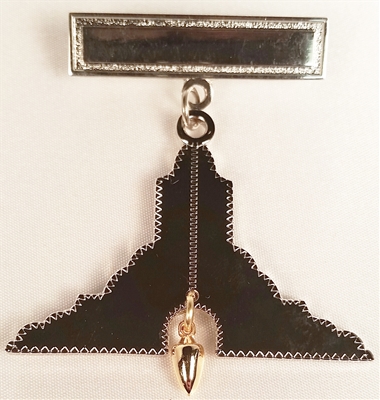 Masonic Traveling Jewel with Bar Pin Top