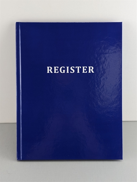 Composite Cover Masonic officer, member and visitor register