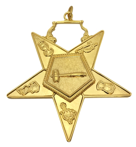 O.E.S. Officer Jewels Heavy Gold Plate - Individual Jewels