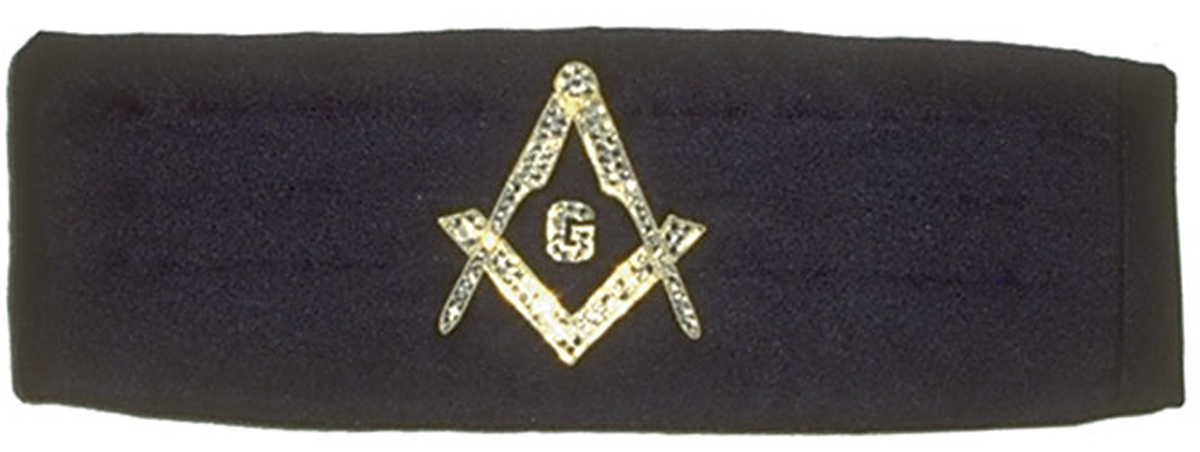  Masonic Rhinestone Cummerbunds
