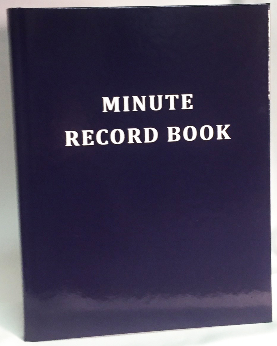 Masonic Minute - Record Book 300 pages