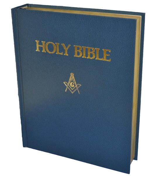 Navy Blue Masonic Altar Bible (Discontinued)