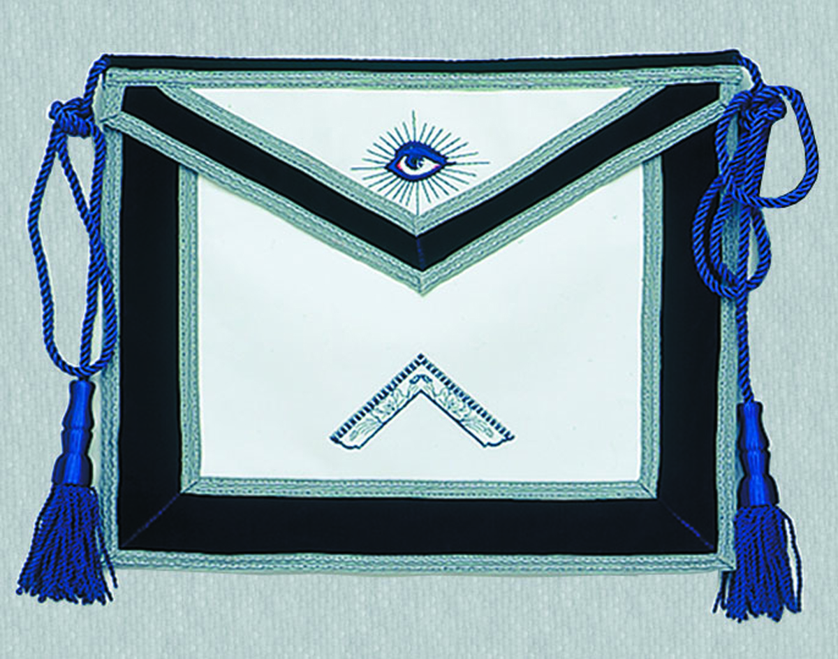 Masonic Officer Apron and Collar Set - Leather