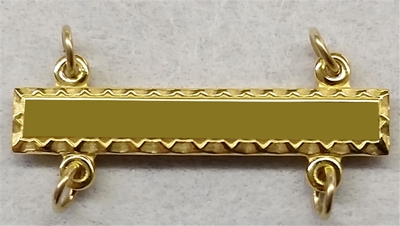 Gold filled bar with 4 loops and jump rings