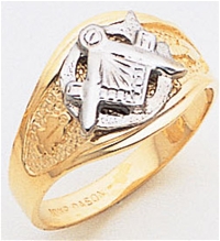 Masonic Gold Ring - 5022