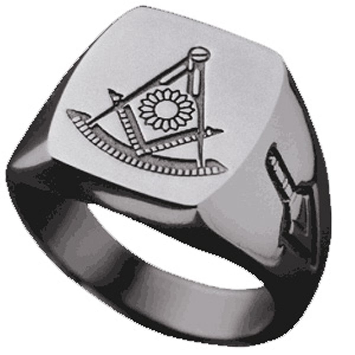 Past Master Ring - Classic Signet Style