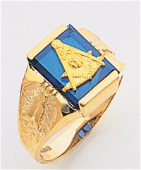 Past Master Ring Macoy Publishing Masonic Supply 5136BL