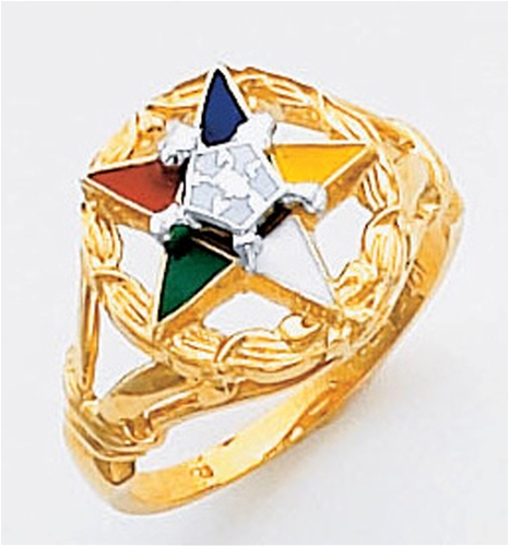 Order of the Eastern Star Ring Macoy Publishing Masonic Supply 5519