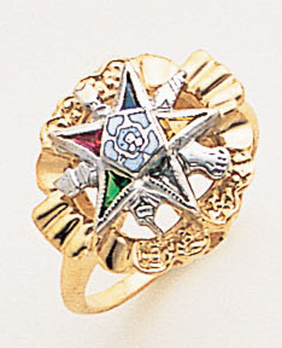 Order of the Eastern Star Ring Macoy Publishing Masonic Supply 5563