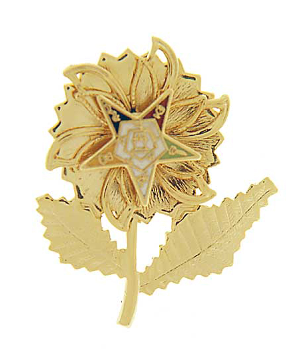 OES Flower Pin