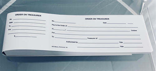 Generic Order on Treasurer