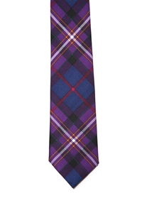 Tartan Wool Long Tie 58"