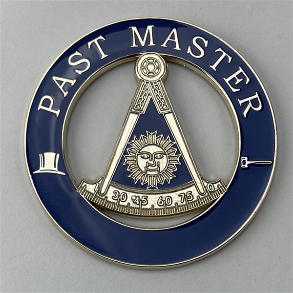 Cutout Past Master Emblem - Compass & Quadrant only