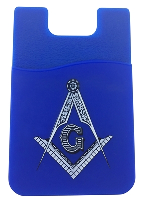 MASONIC SILICONE CELL PHONE WALLET