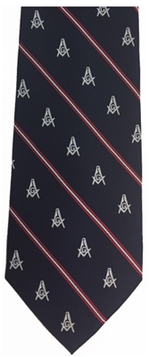 Masonic Tie - Navy Blue
