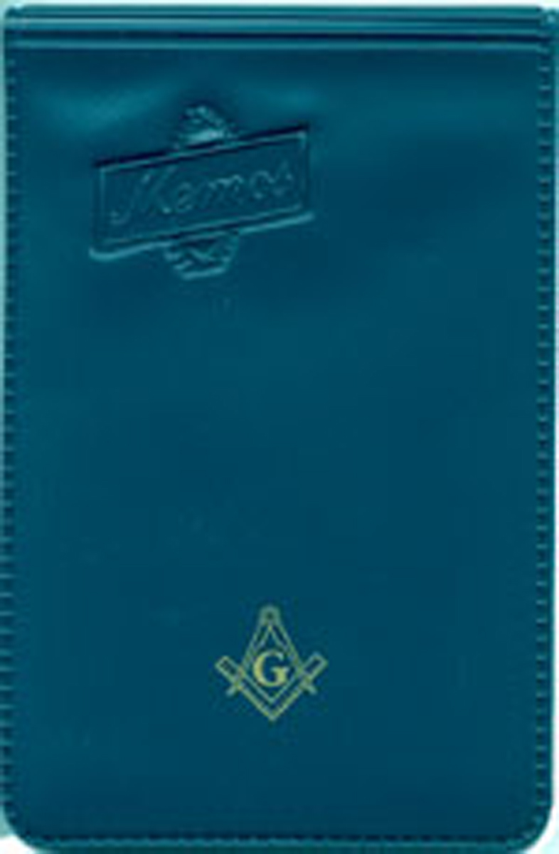 Masonic Memo pad Vinyl - Blue