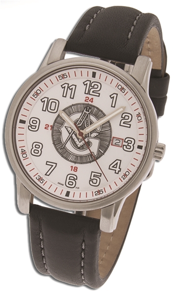 Masonic Large Face 24 hour w date Watch