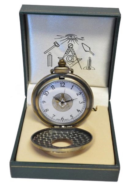 Masonic Antique-Style Pocket Watch