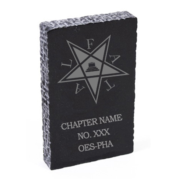 OES Chapter Custom Marble Paperweight