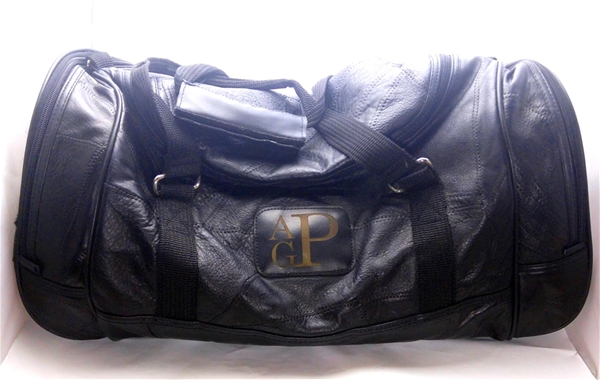 Monogram Leather Travel Bag