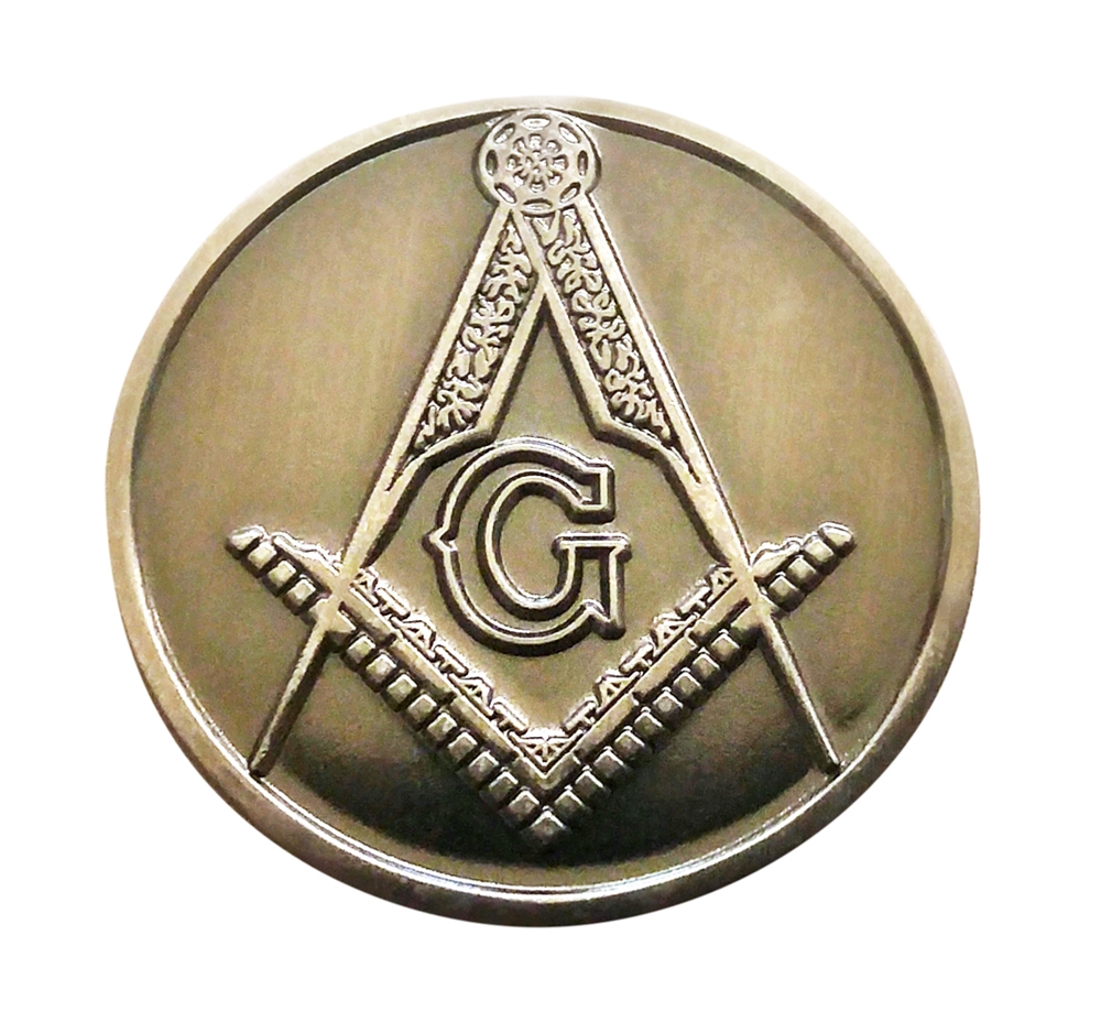 Masonic flat magnet 