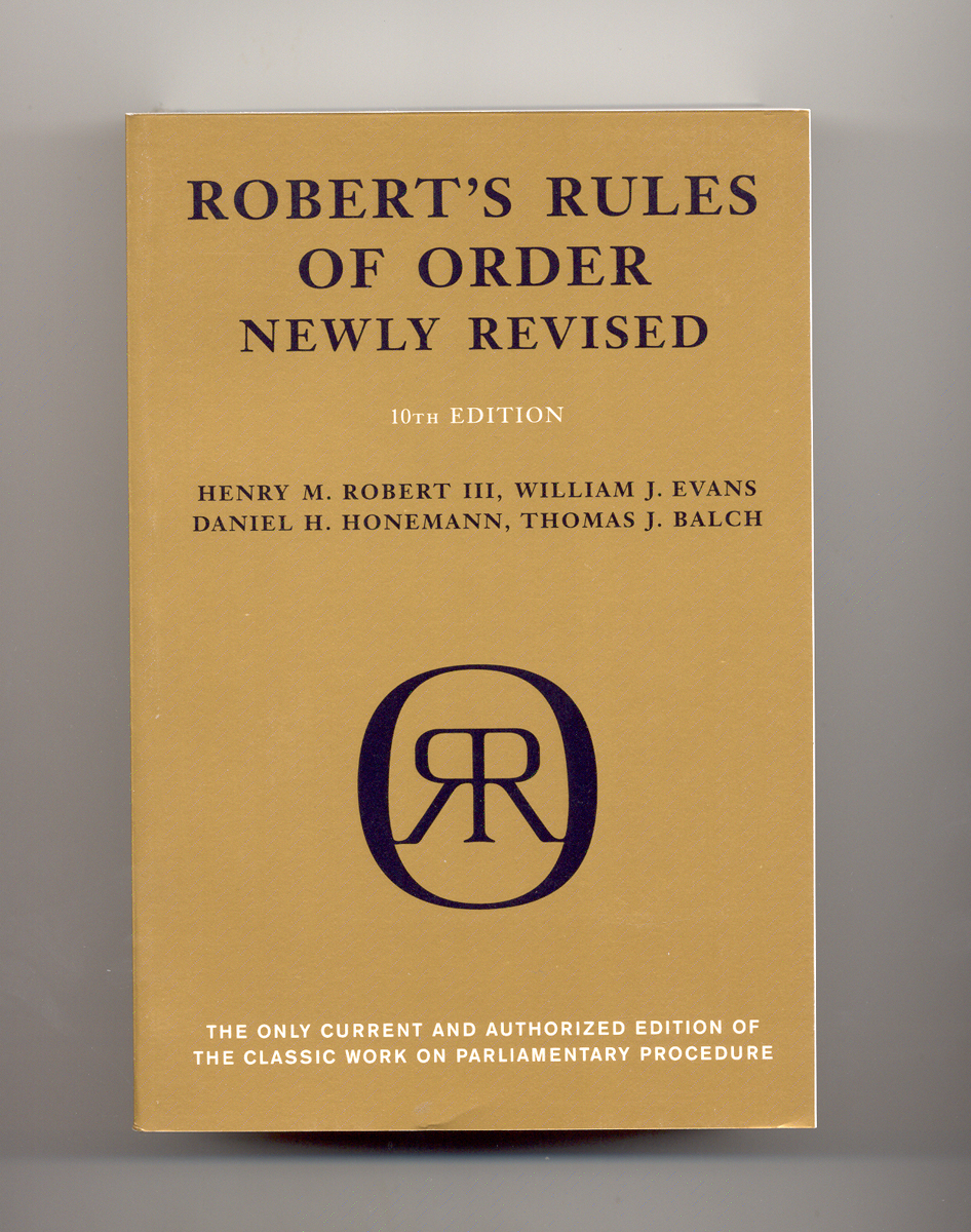 Robert's Rules of Order