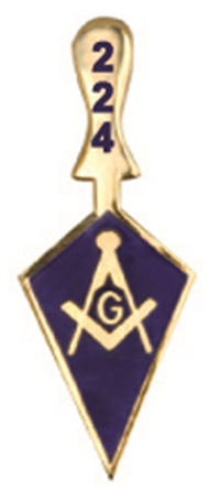 Masonic Trowel Lapel Pin