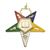 OES Officer Jewels Enameled - Set of 18
