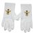 Scottish Rite 33 degree gloves