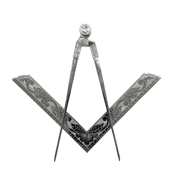 6" Masonic Square and Compass Set