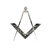 Square & Compasses Set 4 ½″ Silvertone