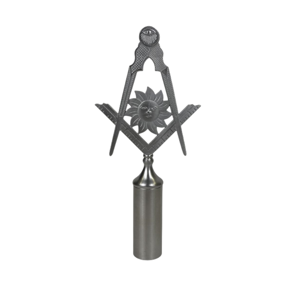 Masonic Rod Tops Senior Deacon - Matte Finish