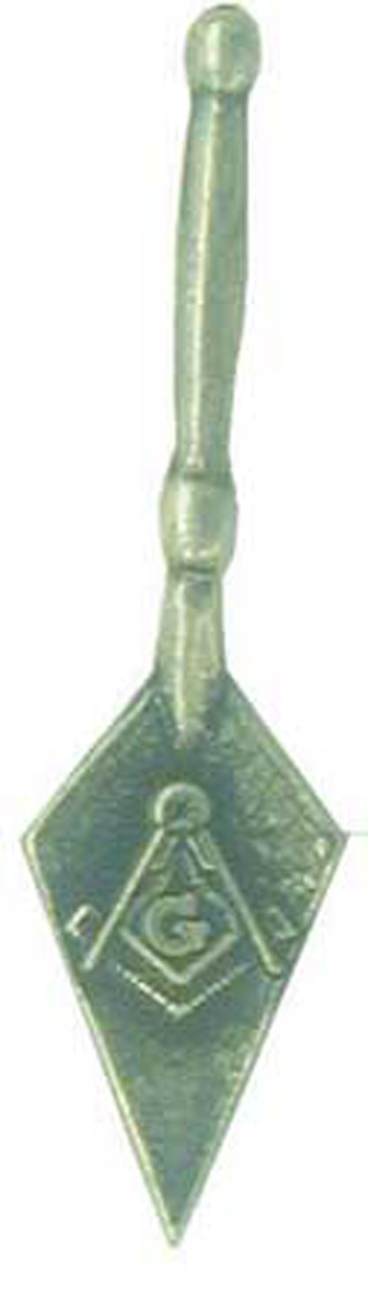 Silver Antique finish on small trowel