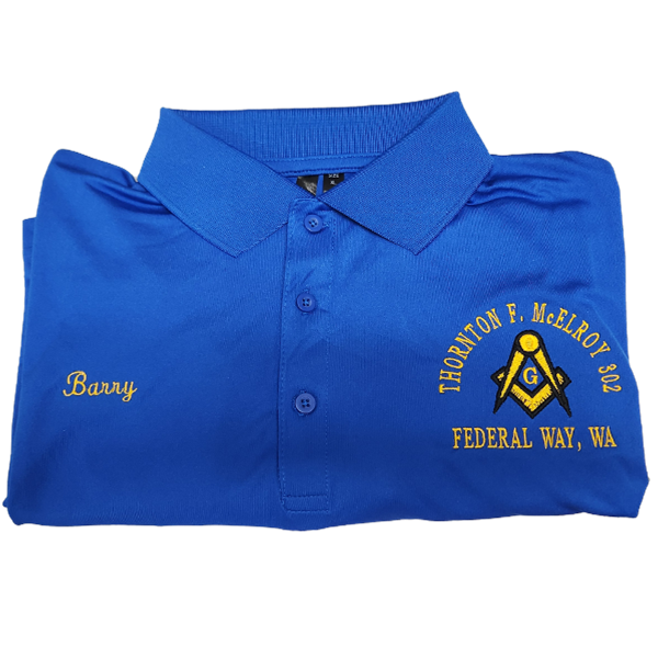 Thornton F. McElroy 302 Performance Mesh Polo
