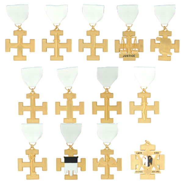 Scottish Rite Officer Jewels - Individual Jewels