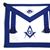 Masonic Apron - Master Mason Dress Royal Blue Apron with Side tabs 