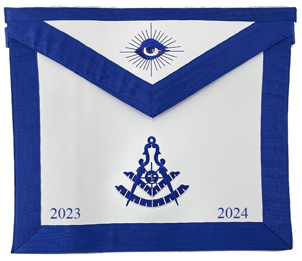 Embroidered Year on Apron Body