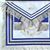 Masonic Past Master Apron | Two Rows Silver Ribbon Trim | Non-Tarnish Embroidery | Fringe Tabs