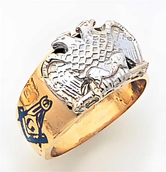 Masonic 32 Degree Scottish Rite Ring Macoy Publishing Masonic Supply 3379