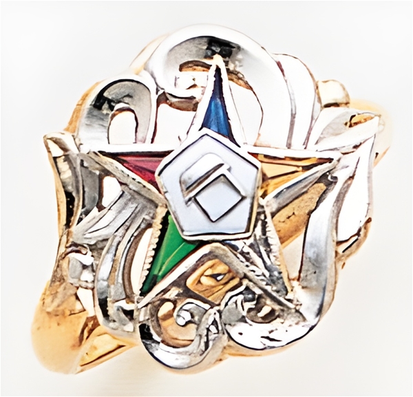 Order of the Eastern Star Ring Macoy Publishing Masonic Supply 3392