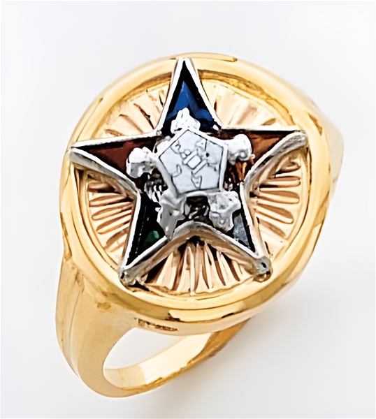 Order of the Eastern Star Ring Macoy Publishing Masonic Supply 3453