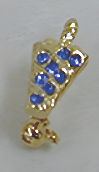 OES Adah Charm goldtone
